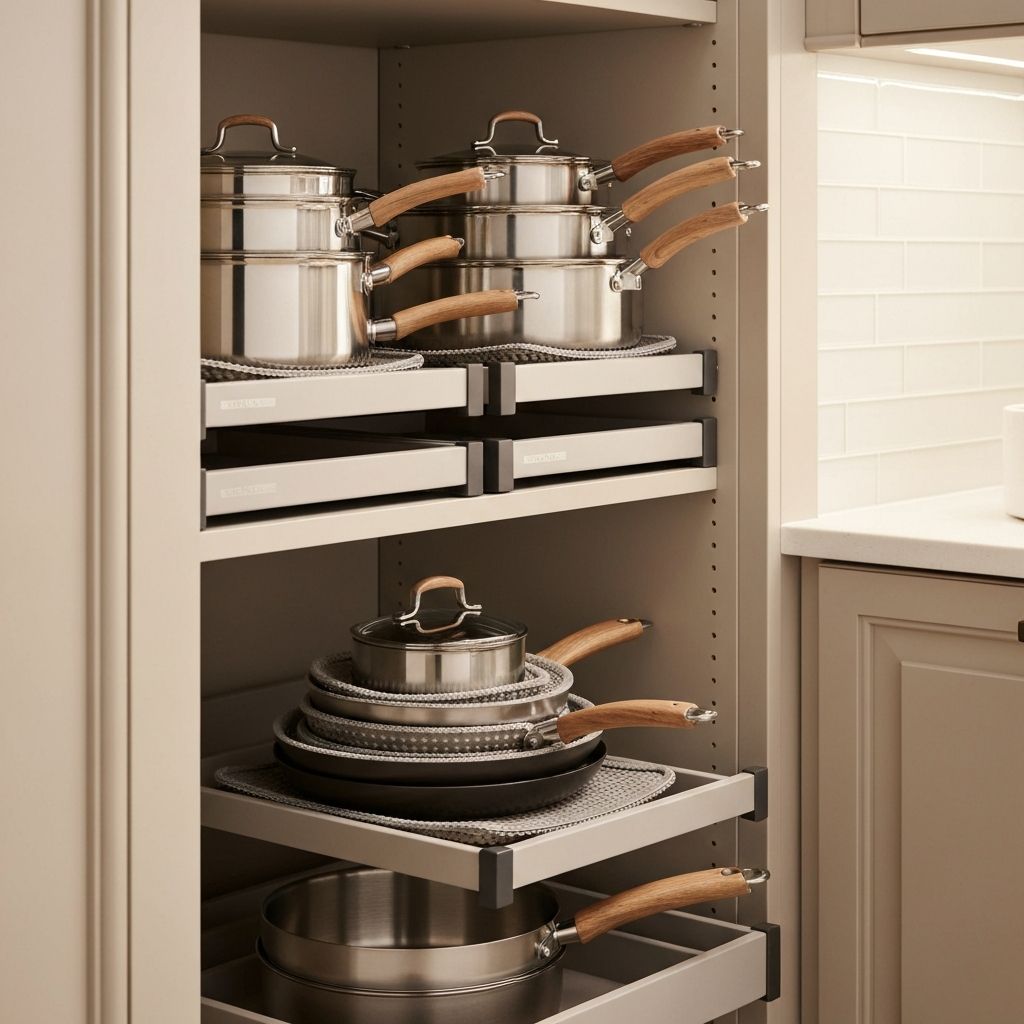 Proper storage for ceramic nonstick cookware