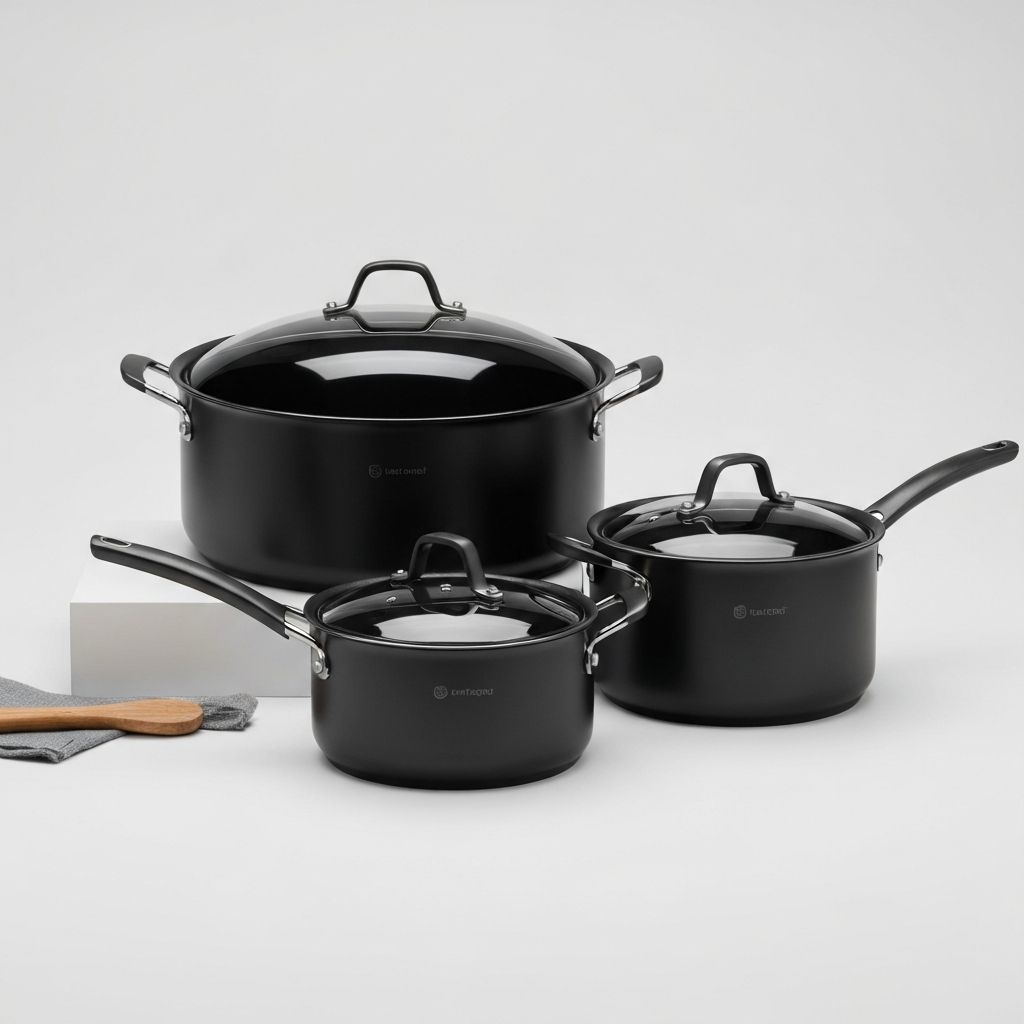 Stanley Tucci Stainless Steel Collection in Black Steel